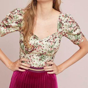 Anthropologie Maeve Alchemy Fitted Blouse Size 16